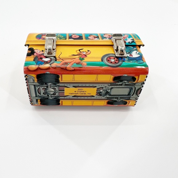 Hallmark Keepsake Ornament Disney’s School Bus Launch Box Set 2001 - Picture 6 of 15